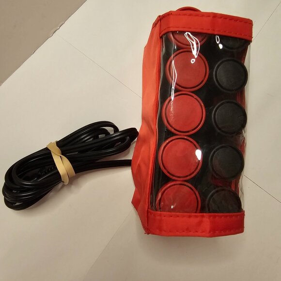 Remington Hot Rollers Set With Red Storage Case & Cord Travel Size H-1015 - Picture 3 of 11